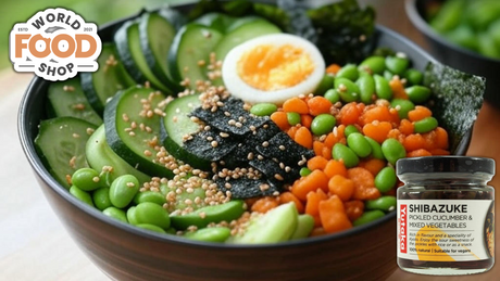 Japanese Rice Bowl with Yutaka Shibazuke – Mixed Vegetable Pickles