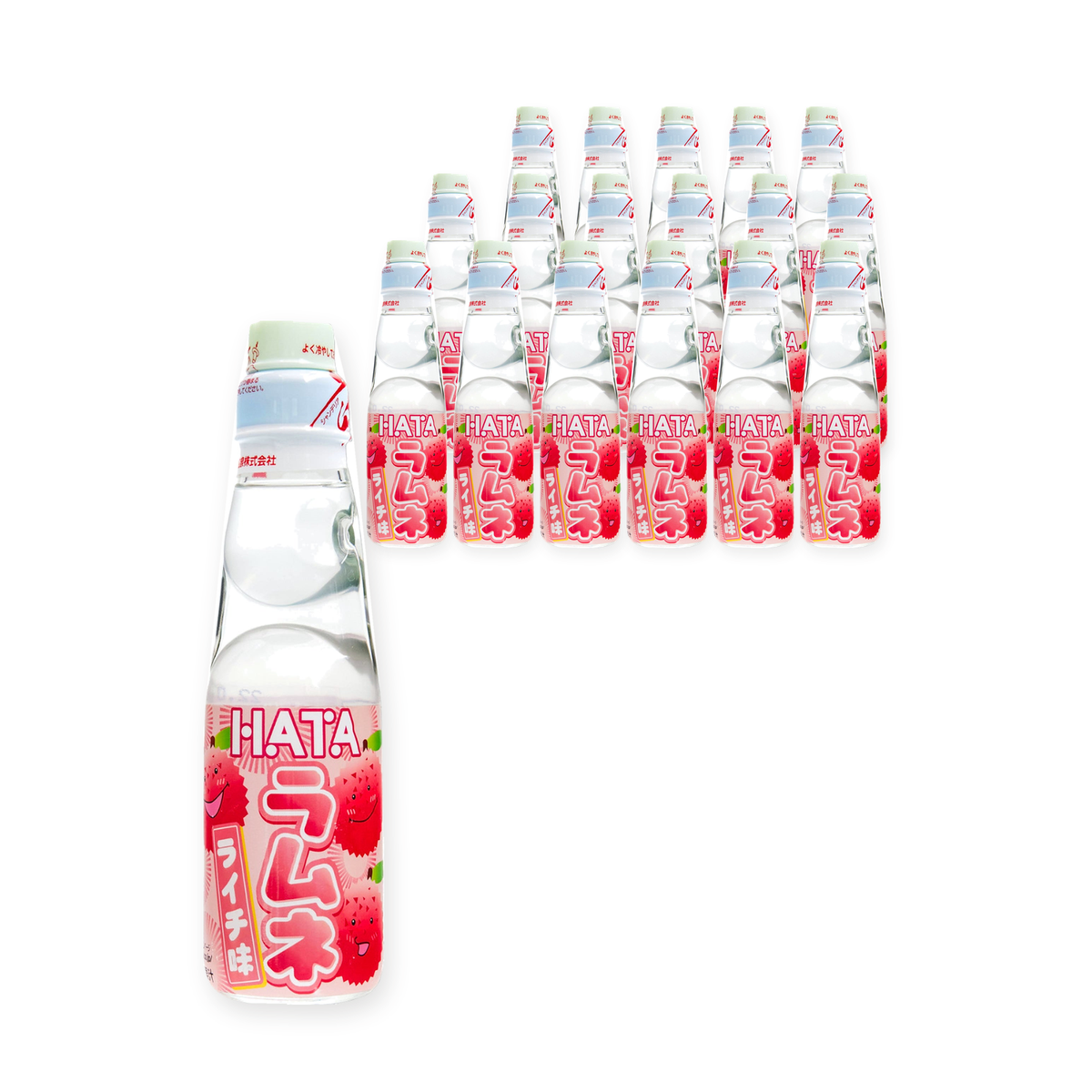 Hatakosen Ramune Lychee 200ML (Case of 18) – case pack