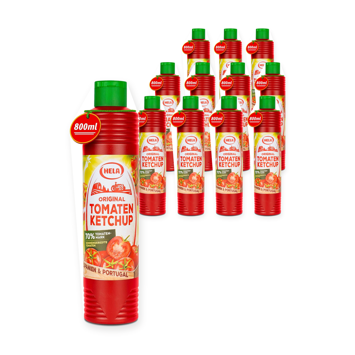 Hela Original Tomaten Ketchup 800ML (Case of 12) – case pack