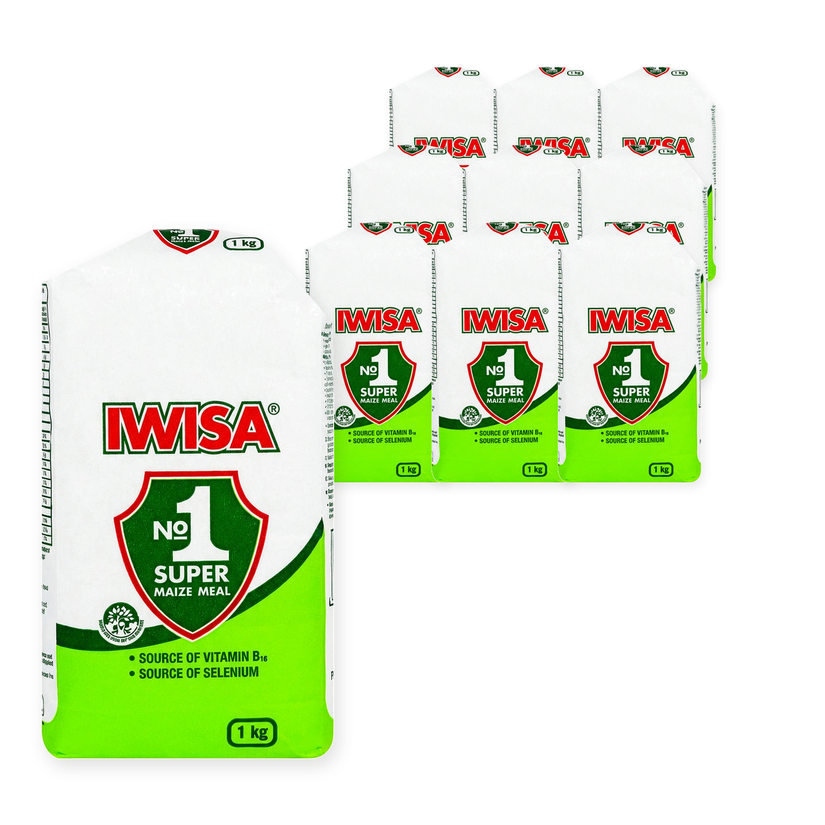 Iwisa Maize Meal 1KG (Case of 10) – case pack