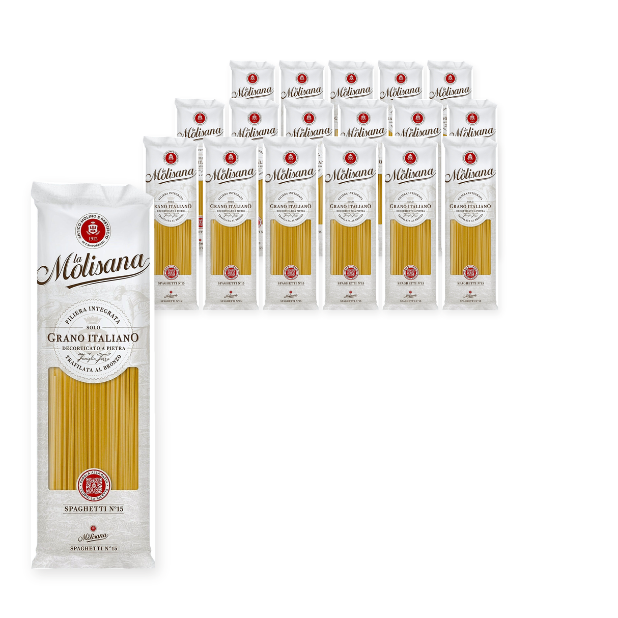 La Molisana Spaghetti Pasta N.15 500G (Case of 18) – case pack