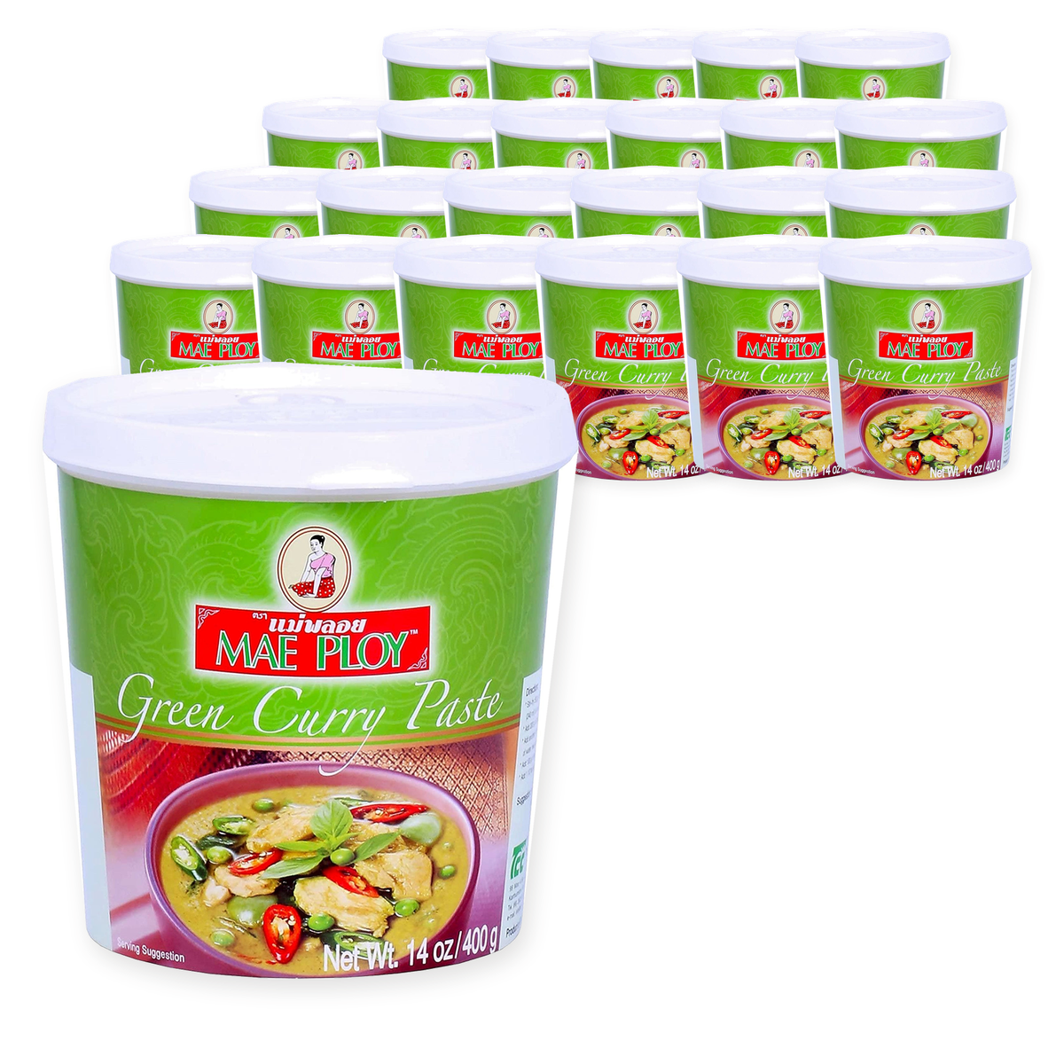 Mae Ploy Green Curry Paste 400G (Case of 24) – case pack
