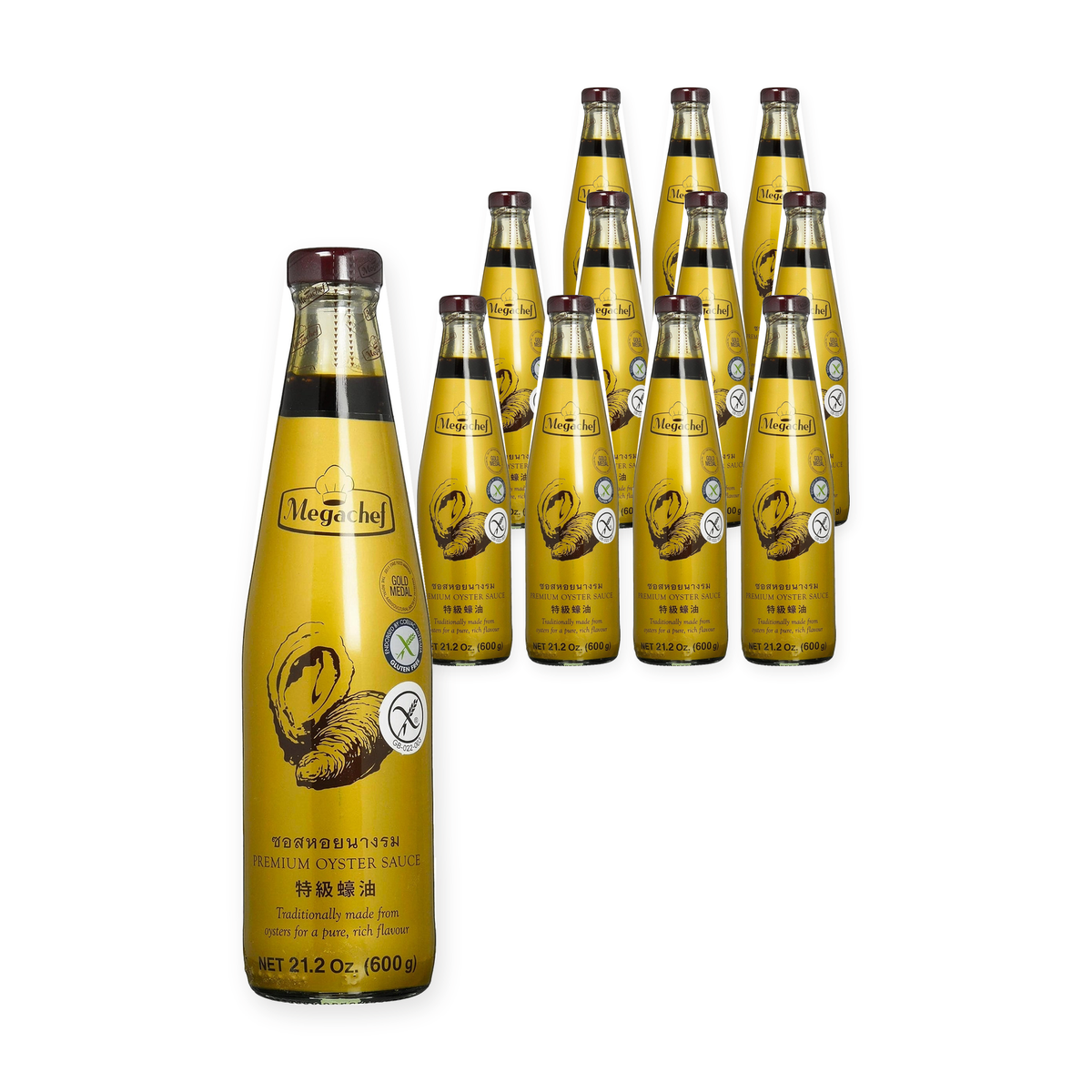 Megachef Premium Oyster Sauce 600G (Case of 12) – case pack