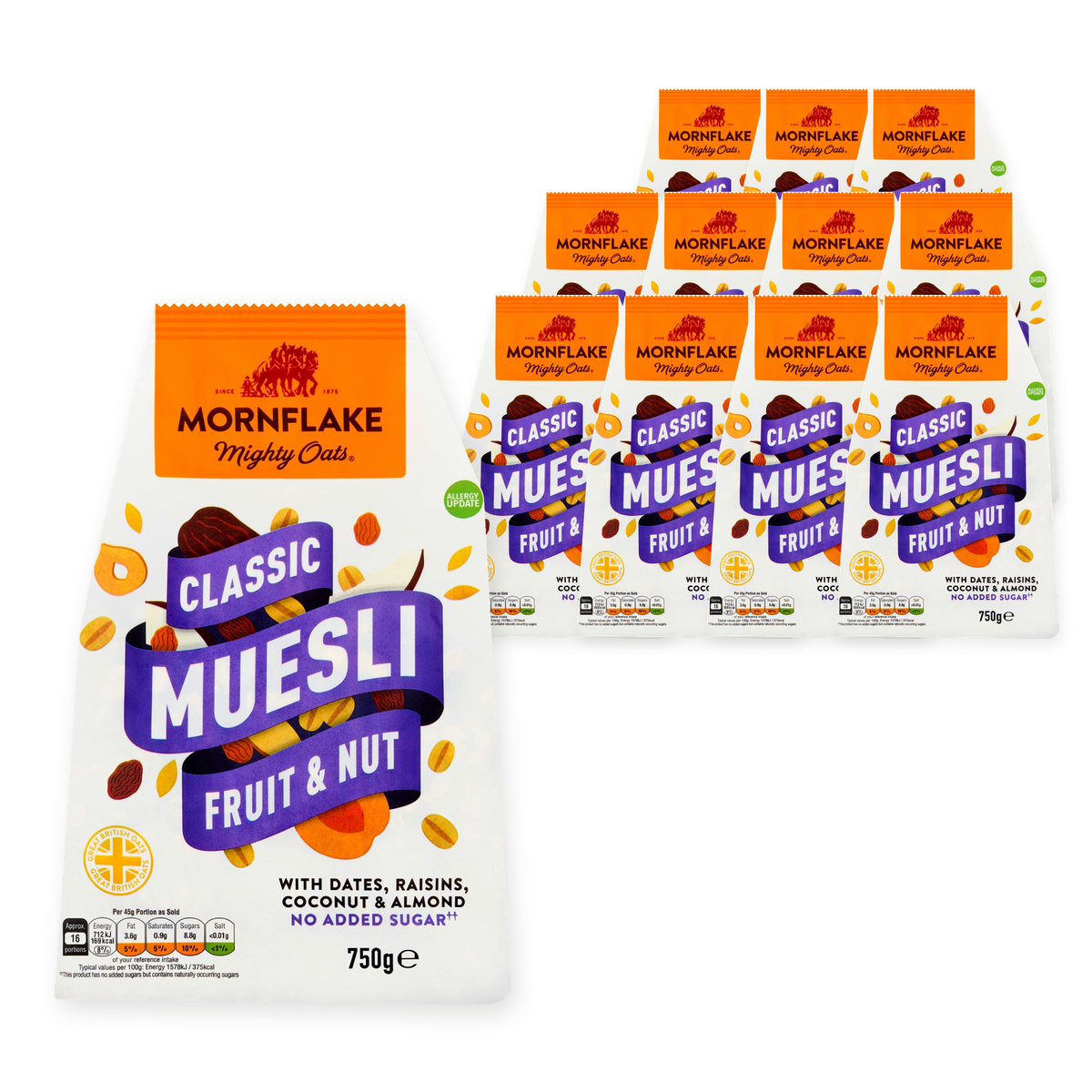 Mornflake Classic Muesli Fruit & Nut 750G (Case of 12) – case pack