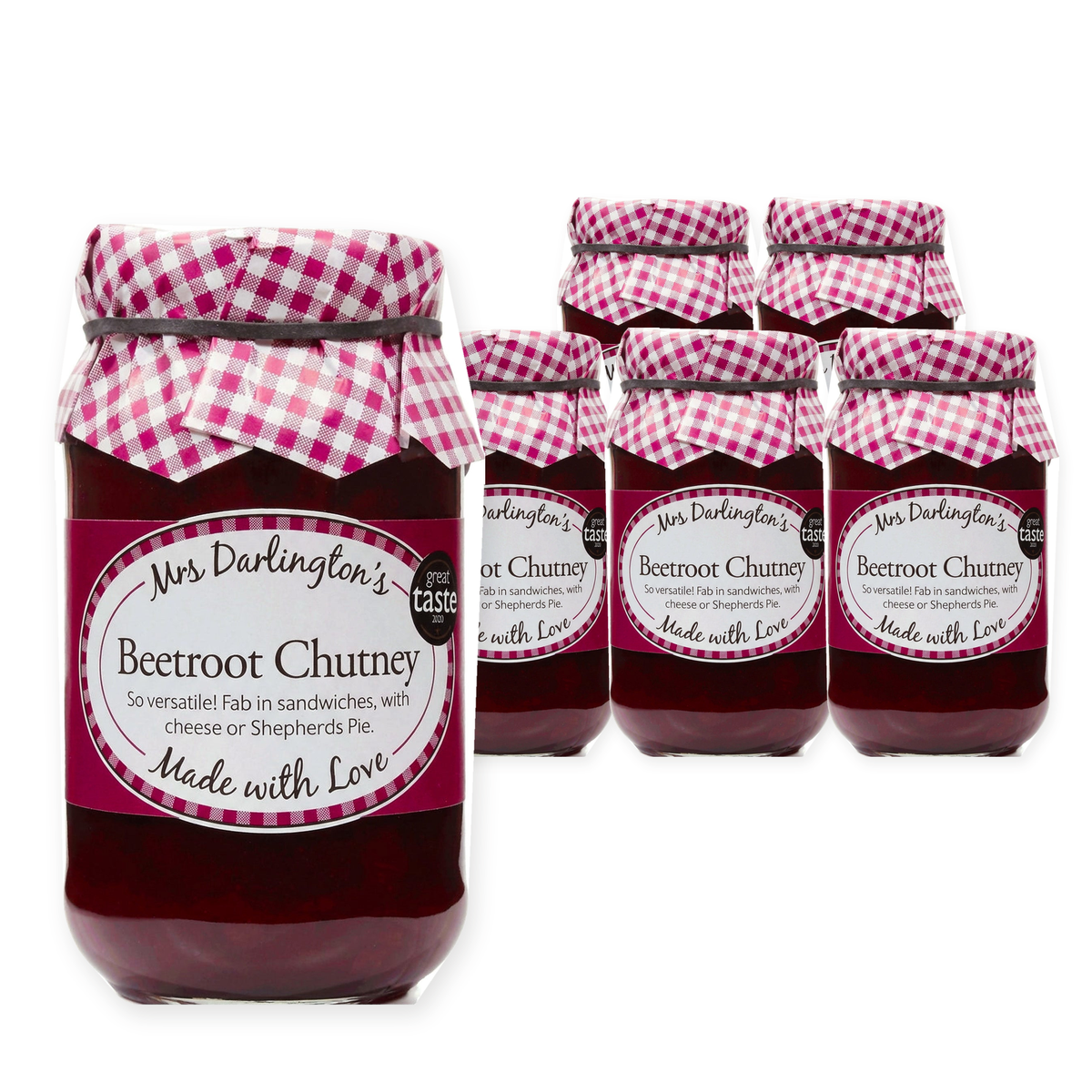 Mrs Darlington Beetroot Chutney 312G (Case of 6) – case pack