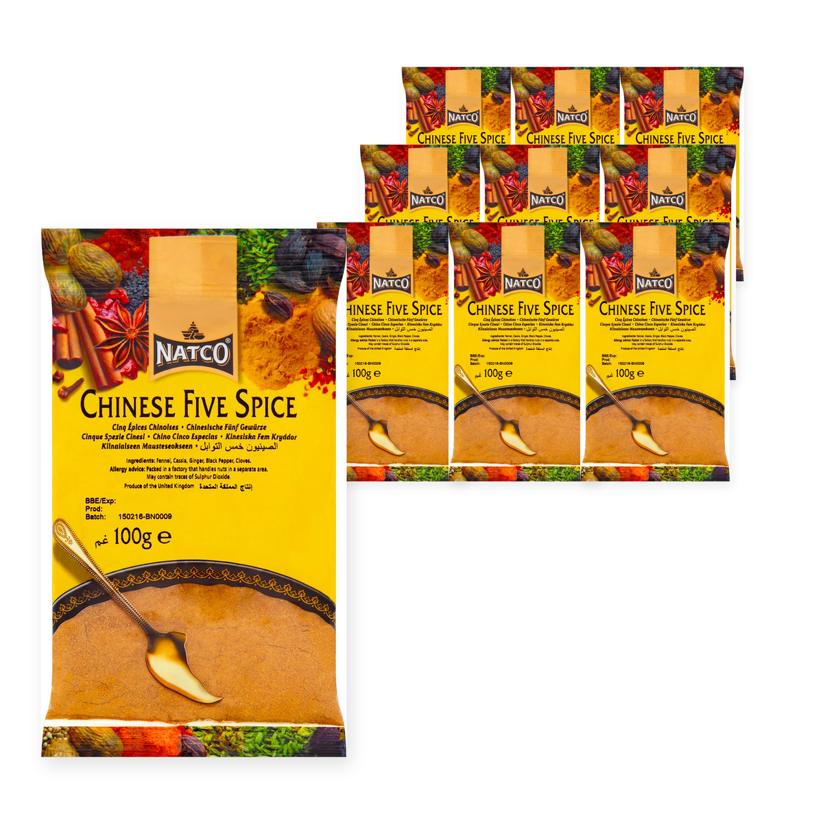 Natco Chinese 5 Spice 100G (Case of 10) – case pack