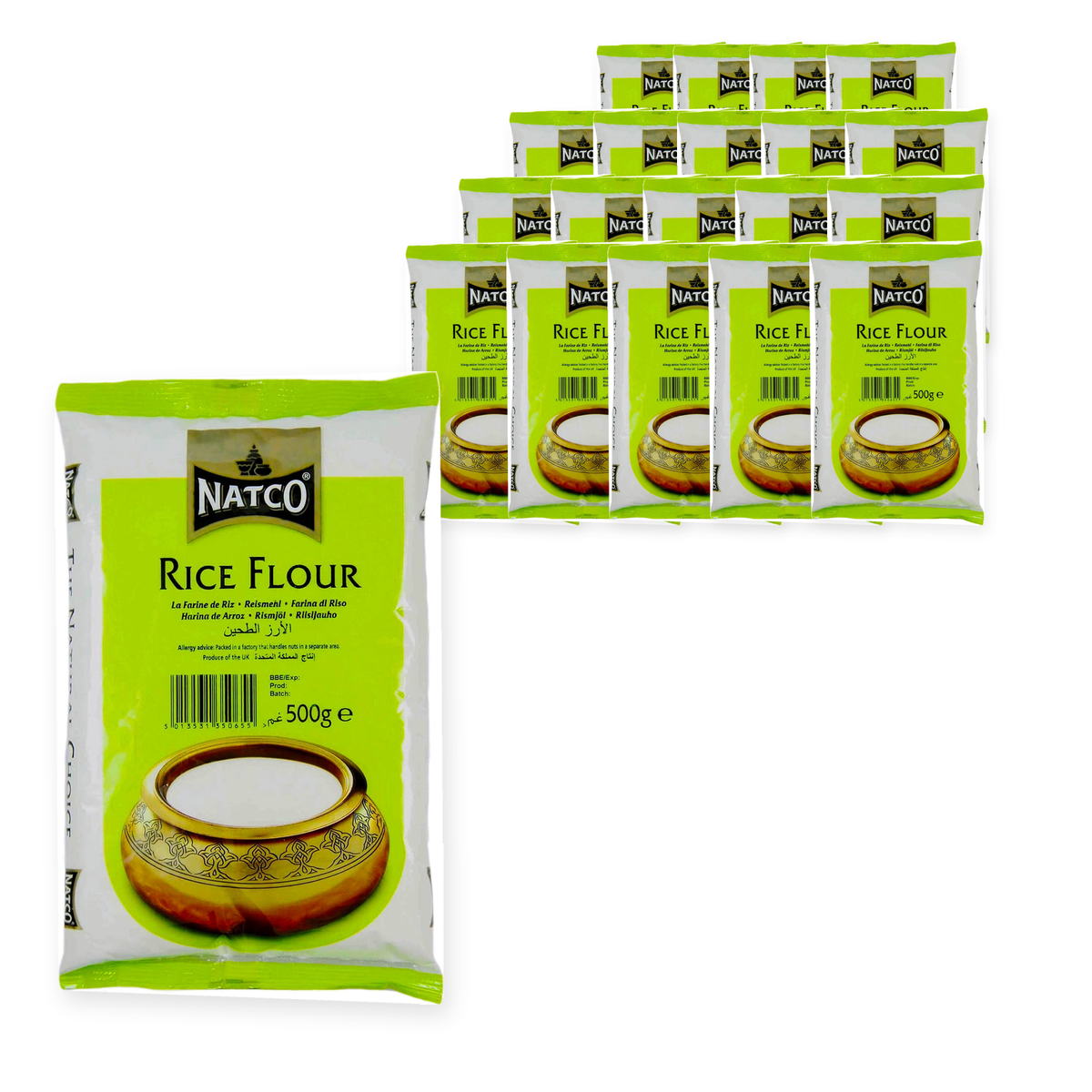 Natco Rice Flour 500G (Case of 20) – case pack