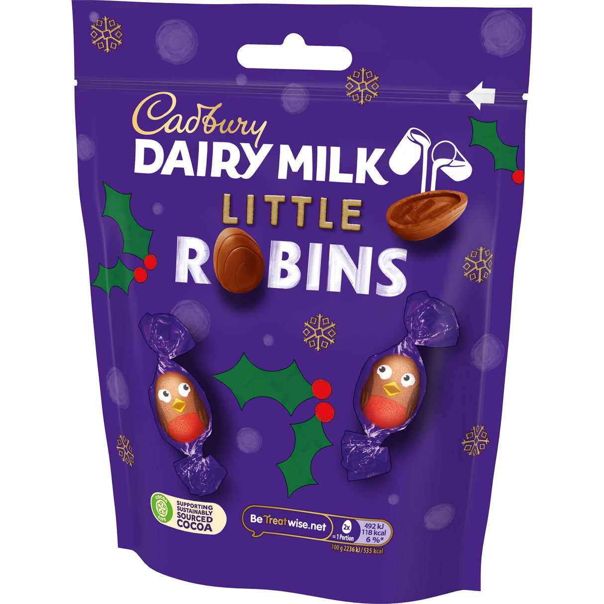 Cadbury Dairy Milk Xmas Robins 77G