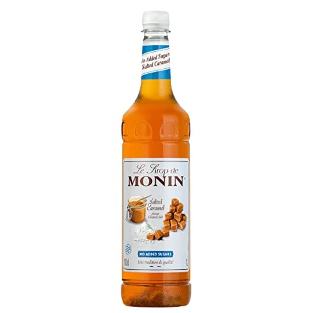 Monin Salted Caramel Syrup No Added Sugar 1L