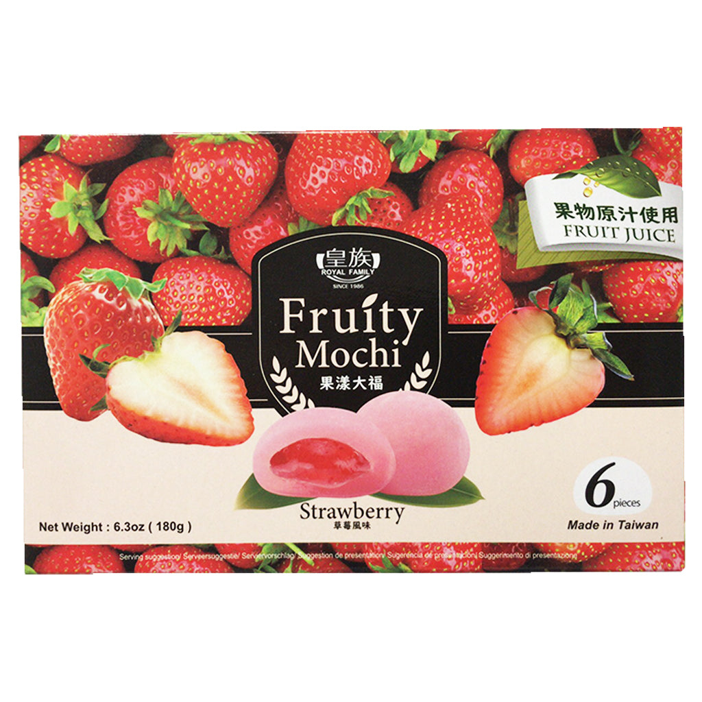 Royal Family Fruity Mochi-Strawberry 180G (Case of 24)