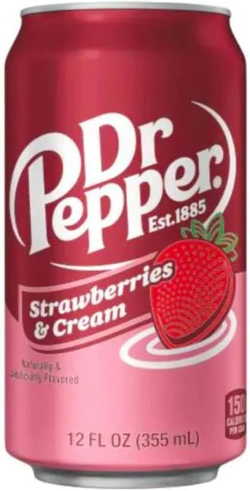 Dr Pepper Strawberries & Cream 355ML