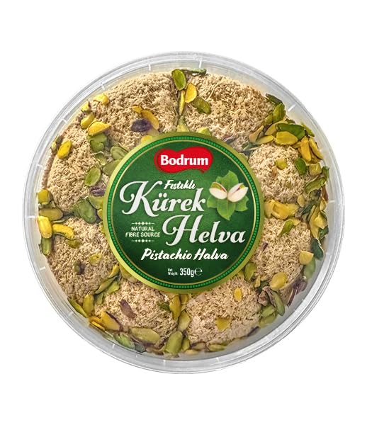 Bodrum Pistachio Kurek Halva 350G (Case of 6)