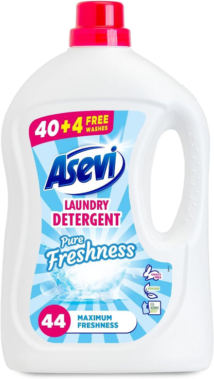 Asevi Liquid Laundry Detergent Pure Freshness (44 Wash) 2376ML
