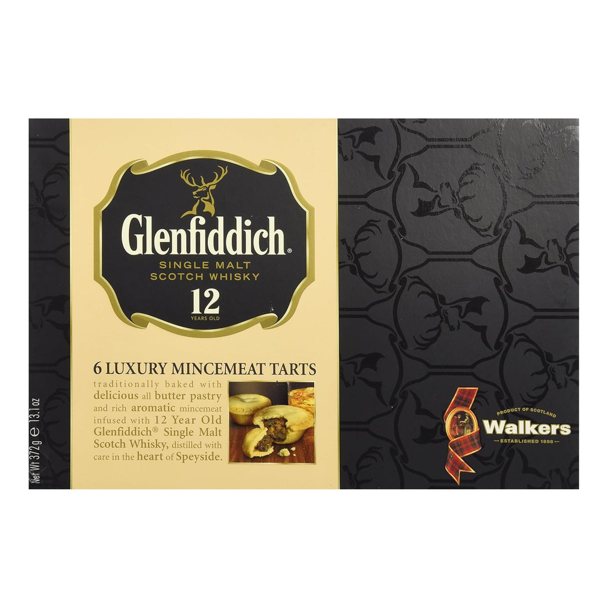 Walkers Glenfiddich 6 Luxury Mince Pies 372G (Case of 6)