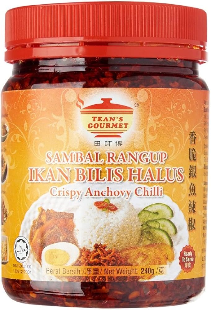 Tean’s Gourmet Crispy Anchovy Chilli 240G