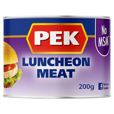 PEK Pork Luncheon Meat 200G (Case of 12)