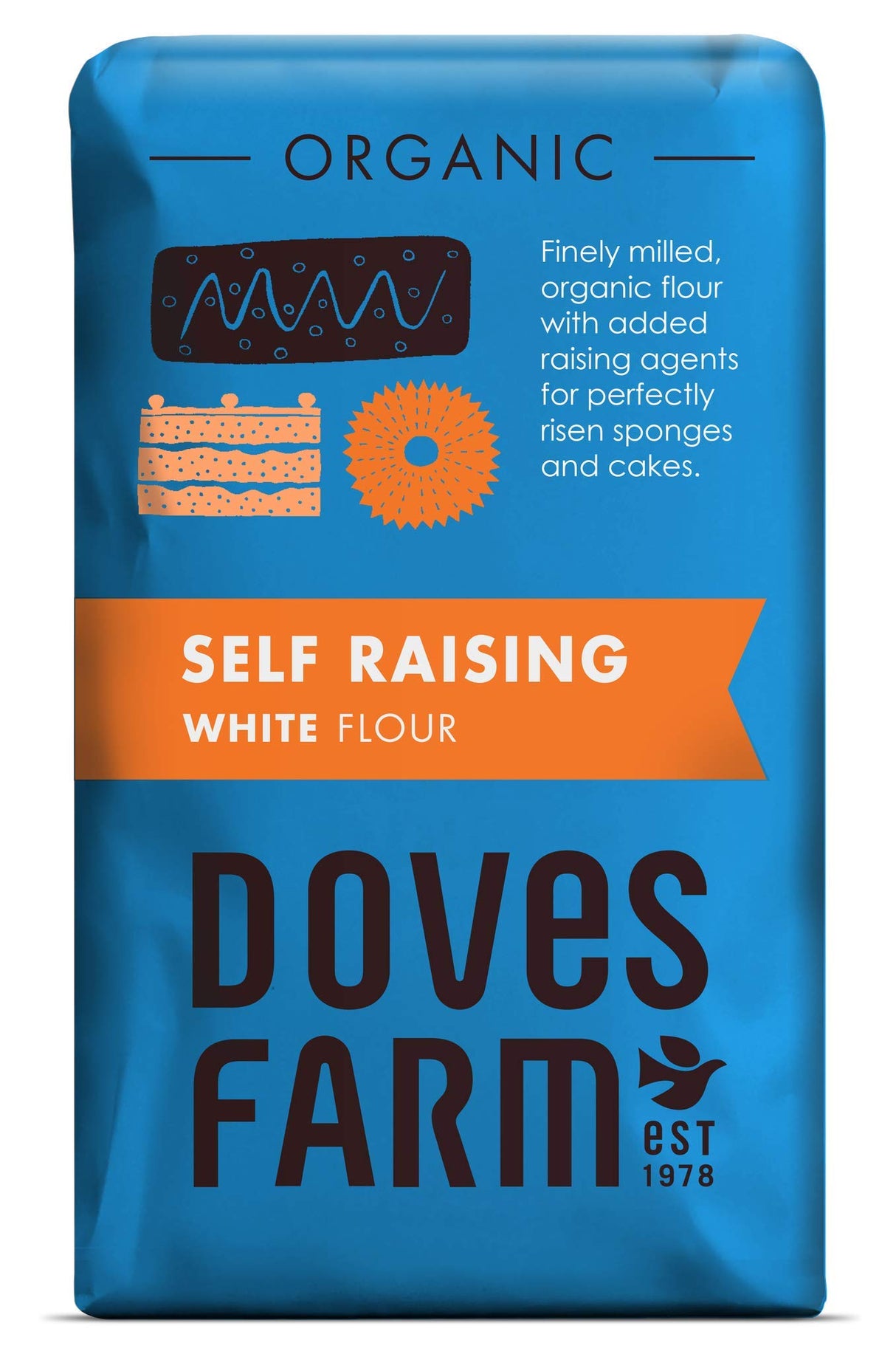 Doves Farm Organic Self Raising White Flour 1KG