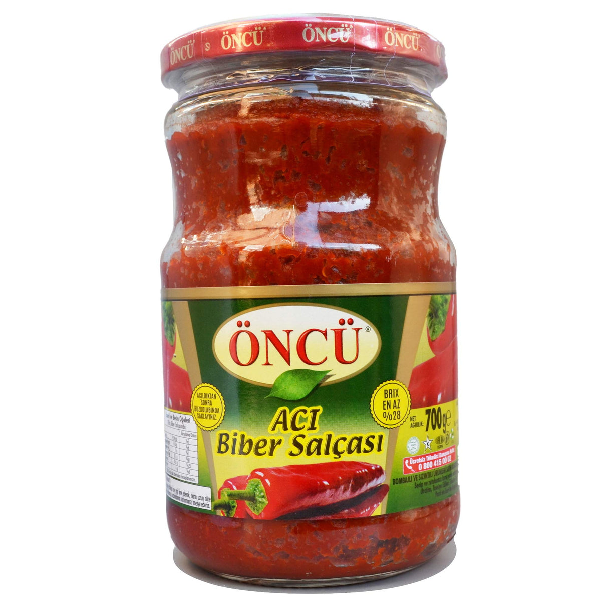 Oncu Hot Pepper Paste 700G (Spicy)