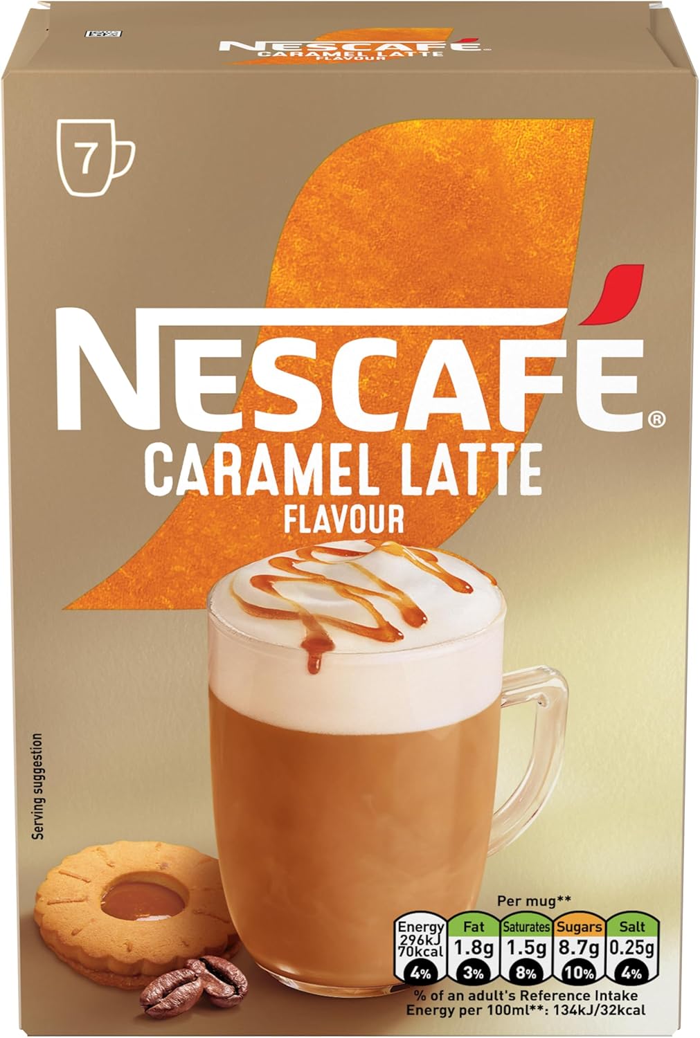 Nescafe Caramel Latte 7 Sachets