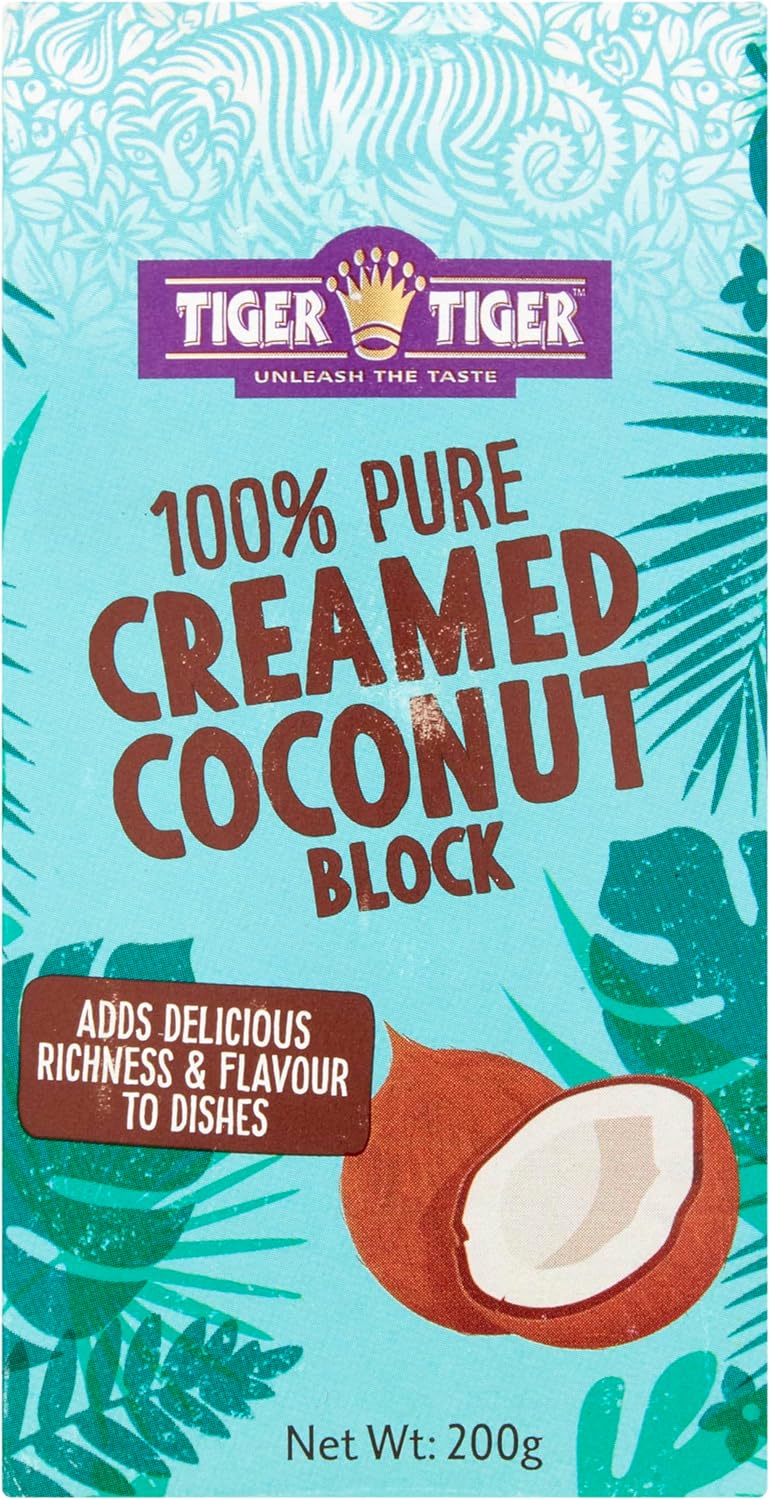 Tiger Tiger Creamed Coconut Block 200G