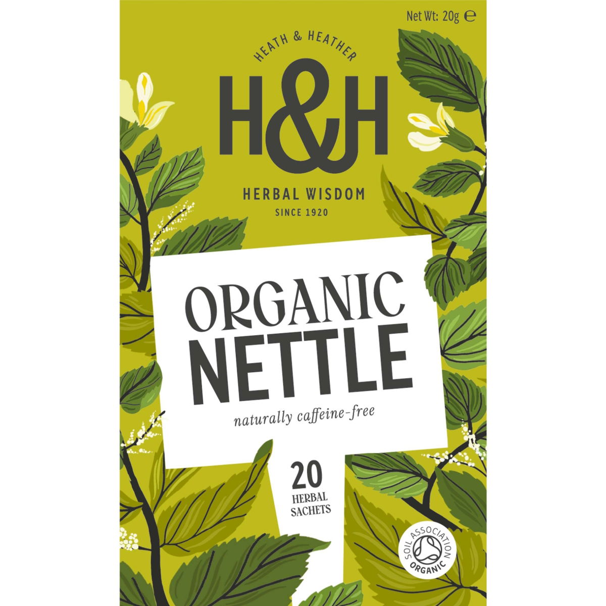 Heath & Heather Organic Nettle 20 Tea Bags