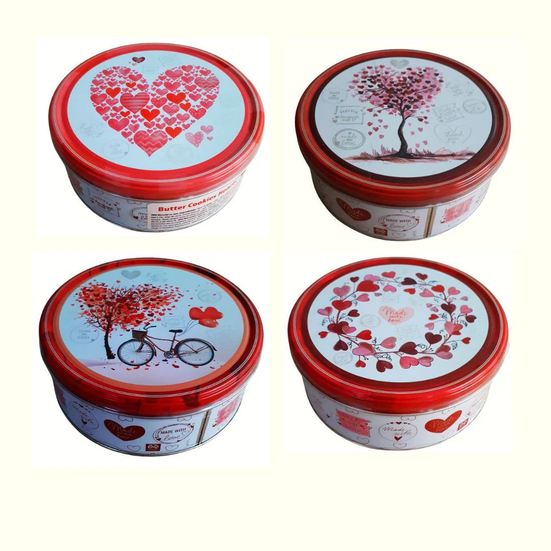 Pâtisserie Mathéo Butter Cookies "Hearts" 4 Designs 150G (design may vary)