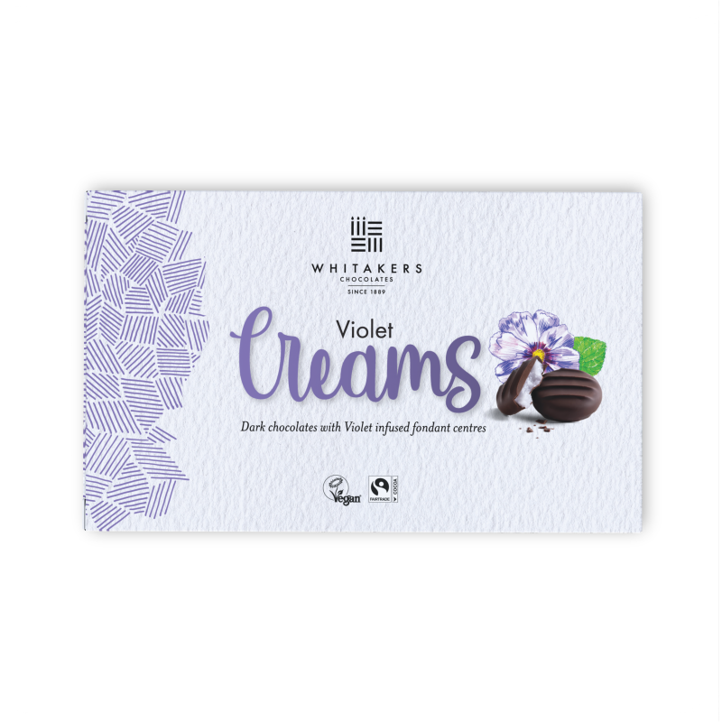 Whitakers Violet Fondant Creams 150G