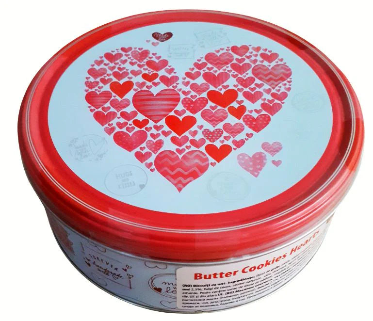Pâtisserie Mathéo Butter Cookies "Hearts" 4 Designs 150G (design may vary)