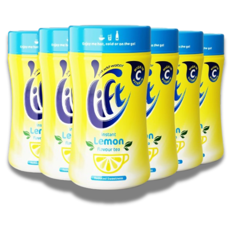 Lift Instant Lemon Flavour Tea Reduced Sweetness 165G (Case of 6)