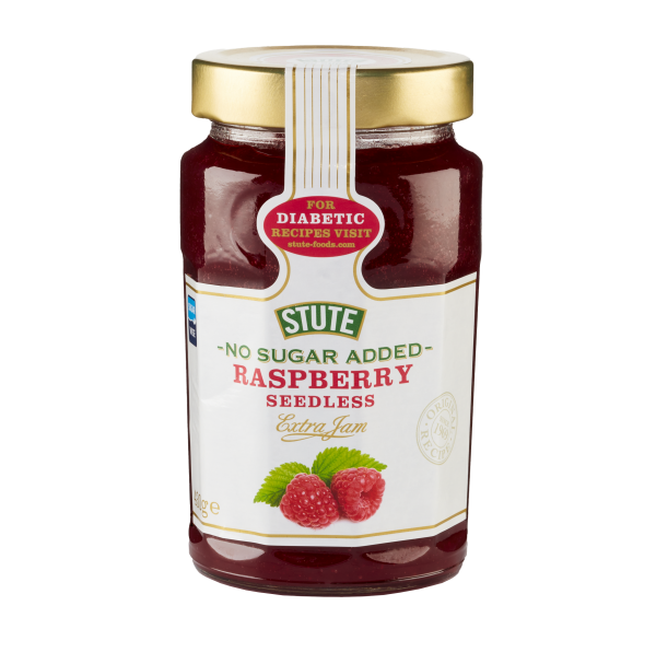 Stute Diabetic Raspberry Seedless Extra Jam 430g (Case of 6)
