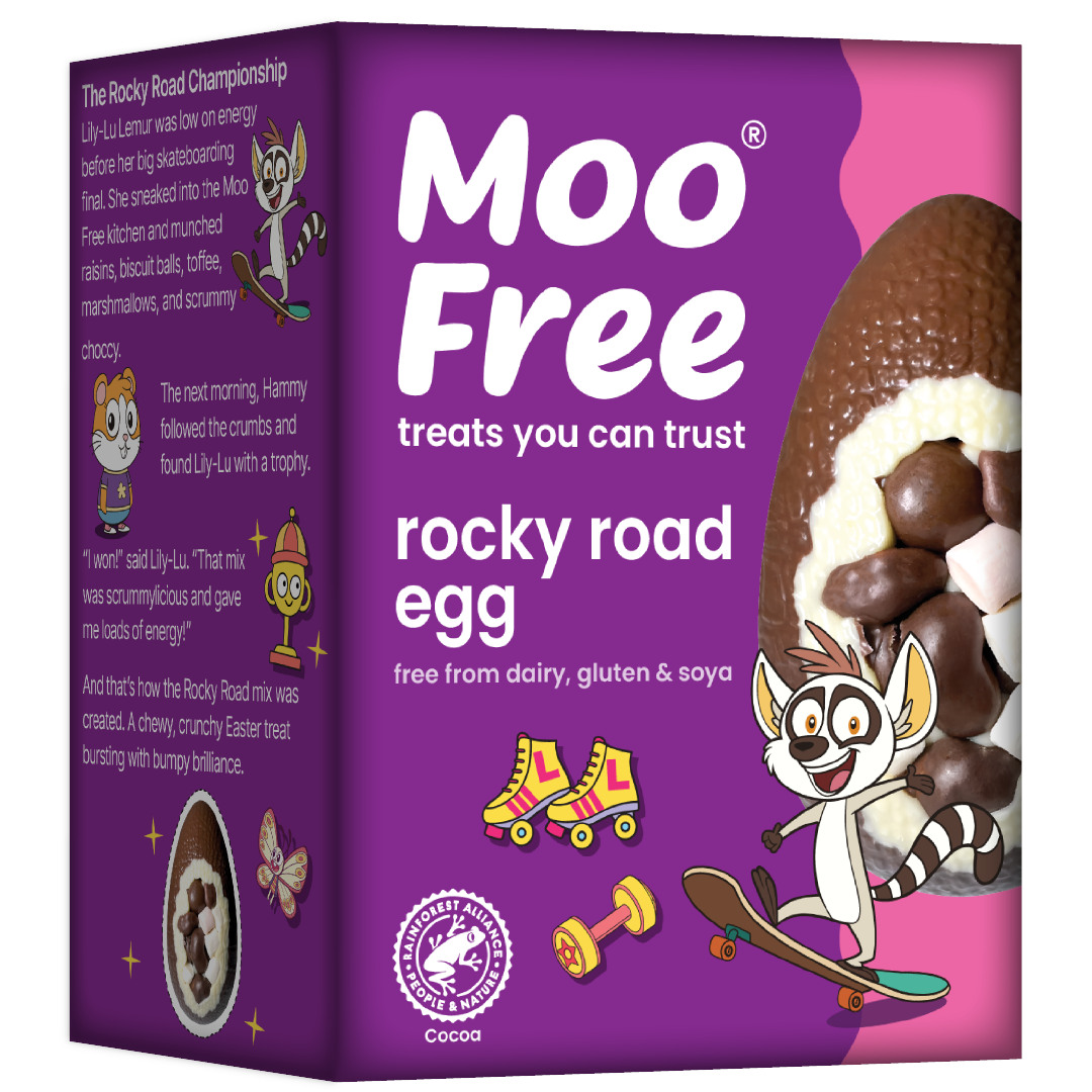 Moo Free Rocky Road Easter Egg 85G