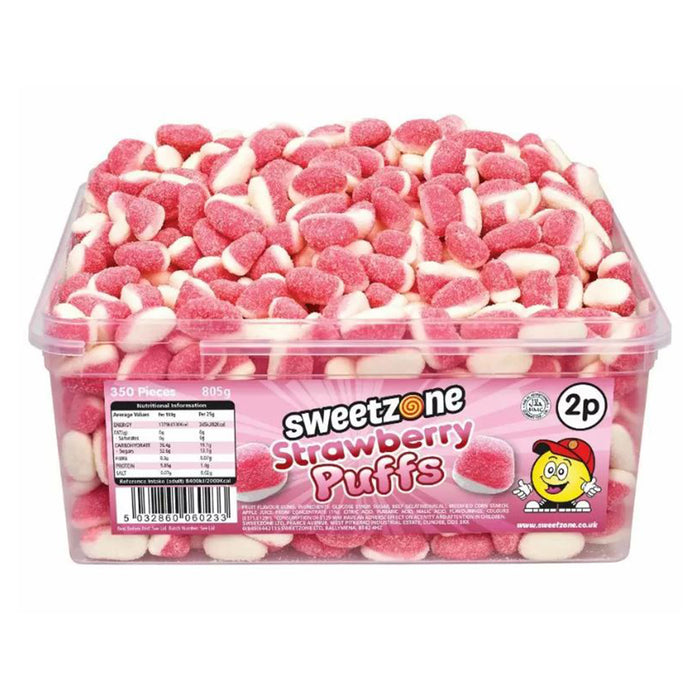 Sweetzone Strawberry Puffs 805G (Case of 6)