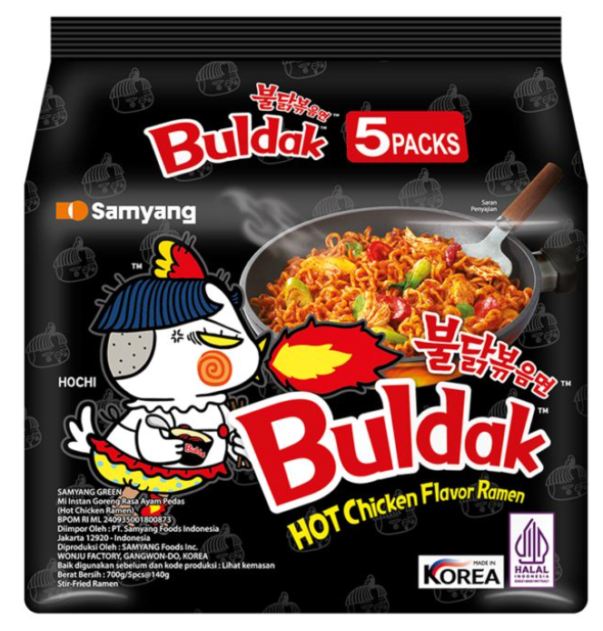 Samyang Hot Chicken Ramen (140g X 5) Multipack