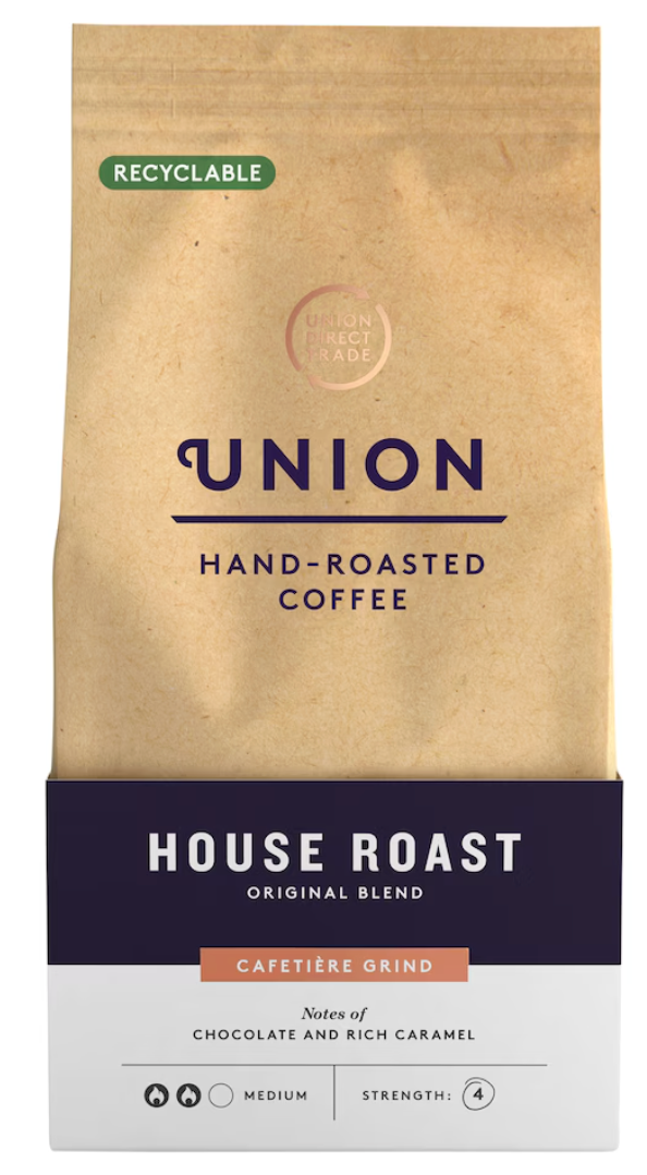 Union Coffee Ground House Blend 200G (Case of 6)