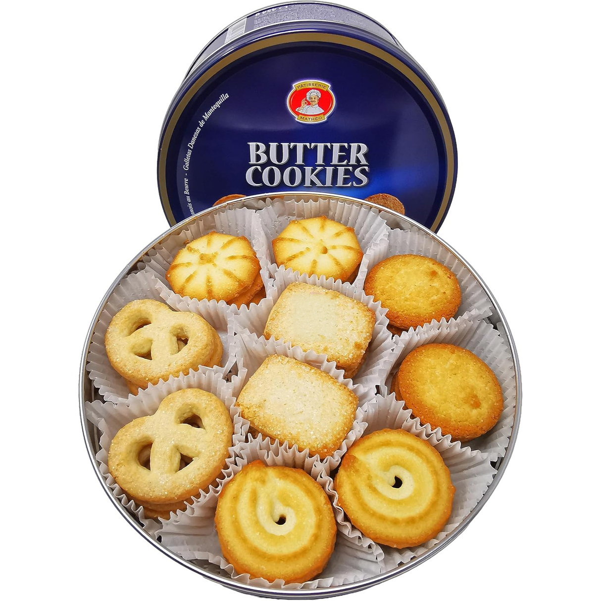Pâtisserie Mathéo Butter Cookies 454g
