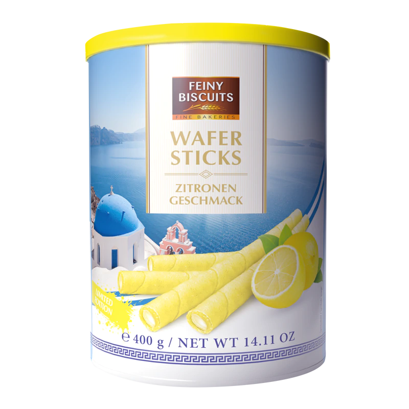 Feiny Biscuits Wafer Rolls With Lemon-Flavored Cream 400G