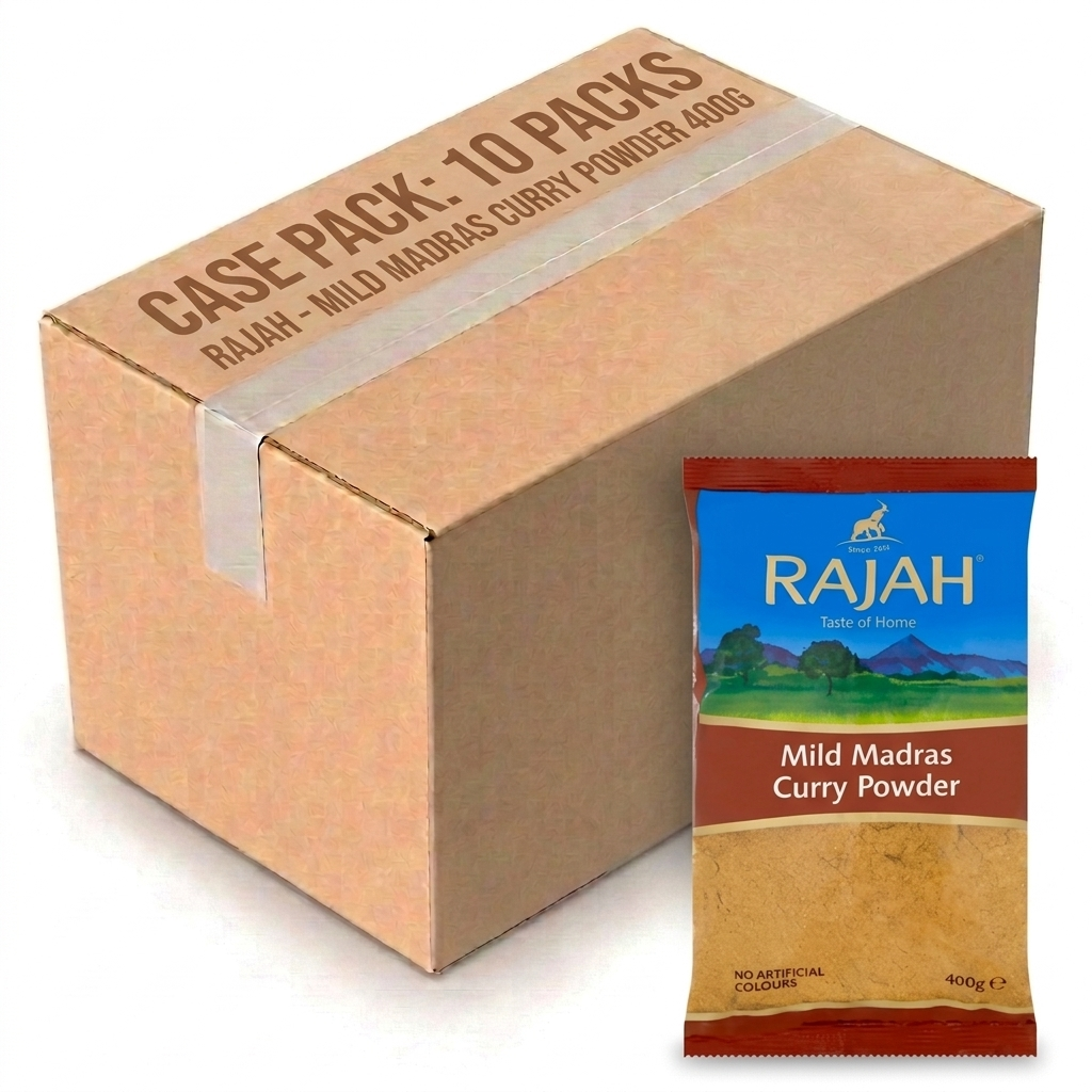 Rajah Mild Madras Curry Powder 400G (Case of 10)