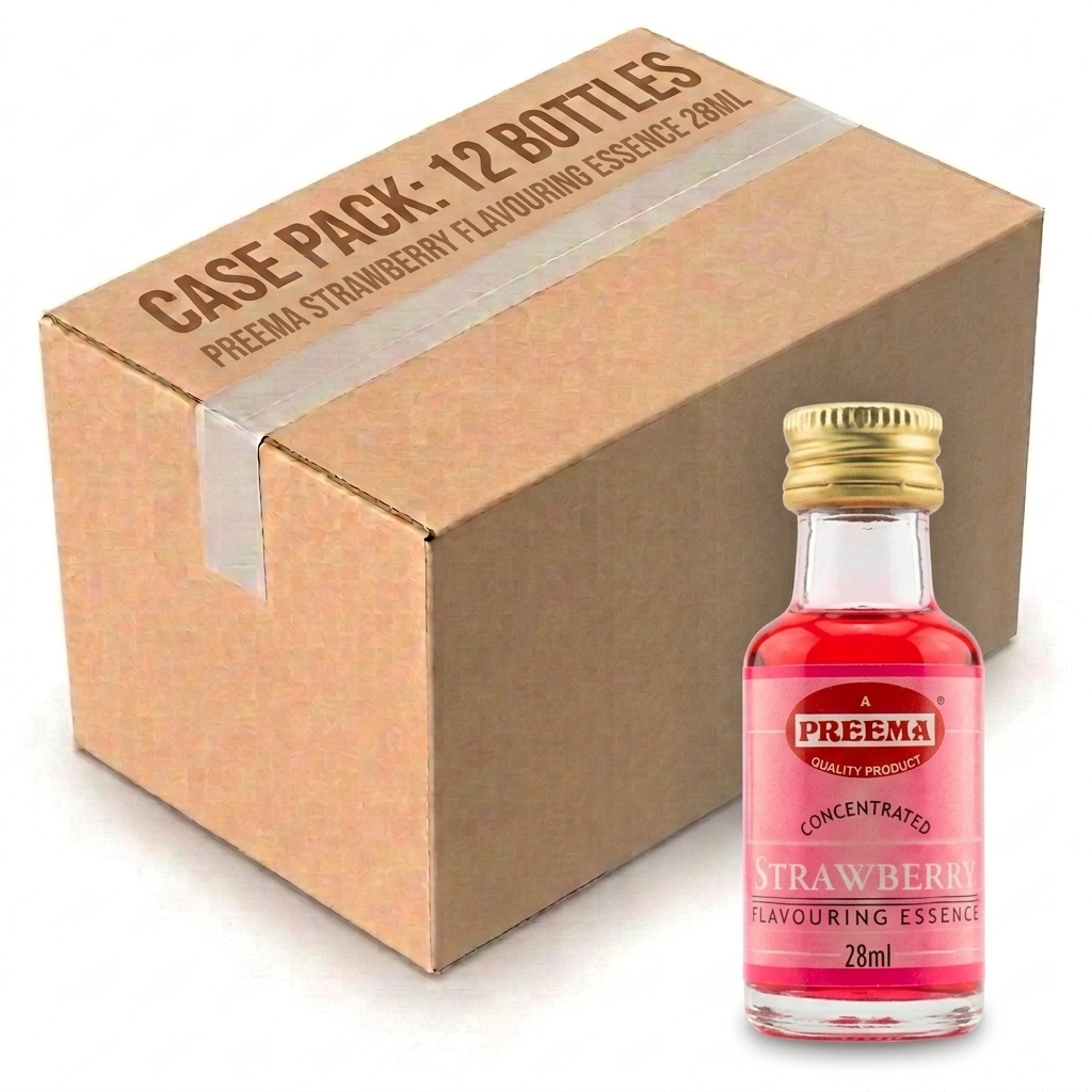 Preema Strawberry Flavouring Essence 28ML (Case of 12)
