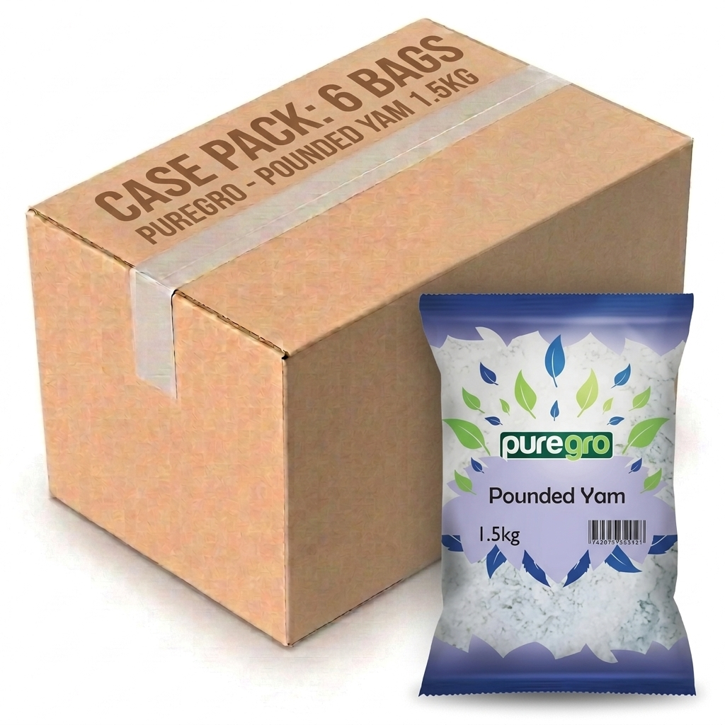 Puregro Pounded Yam 1.5KG (Case of 6)