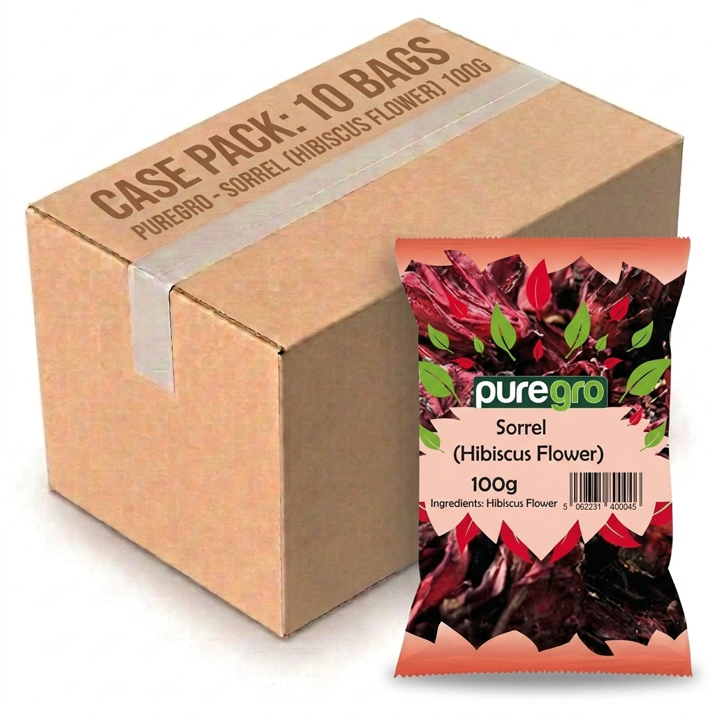 Puregro Sorrel (Hibiscus Flower) 100G (Case of 10)
