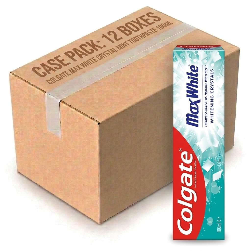 Colgate Max White Crystal Mint Toothpaste 100ML (Case of 12)