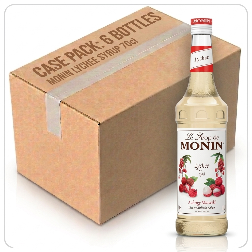Monin Lychee Syrup 70cl (Case of 6)