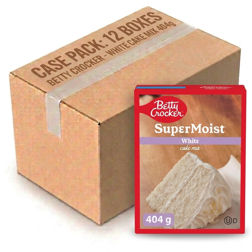 Betty Crocker Super Moist White Cake Mix 404G (Case of 12)