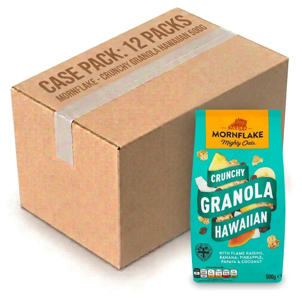 Mornflake Crunchy Granola Hawaiian 500G (Case of 12)