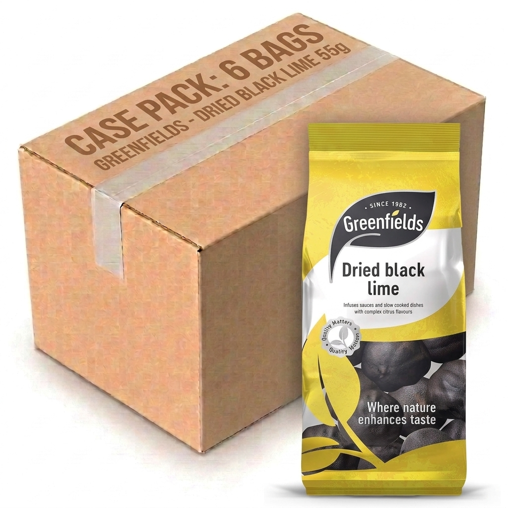 Greenfields Dried Black Limes 55g (Case of 6)