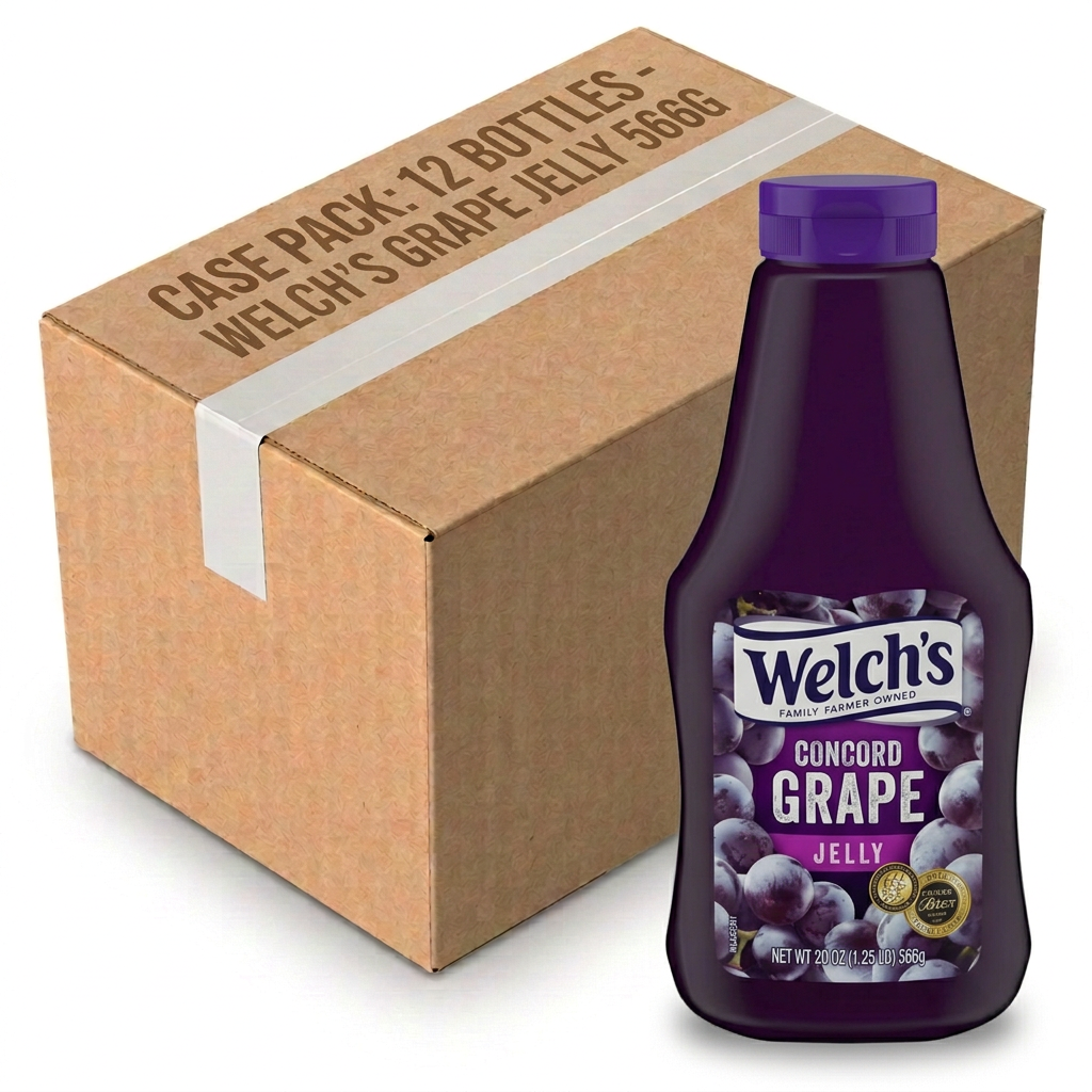 Welch's Grape Squeezable Jelly 566G (Case of 12)