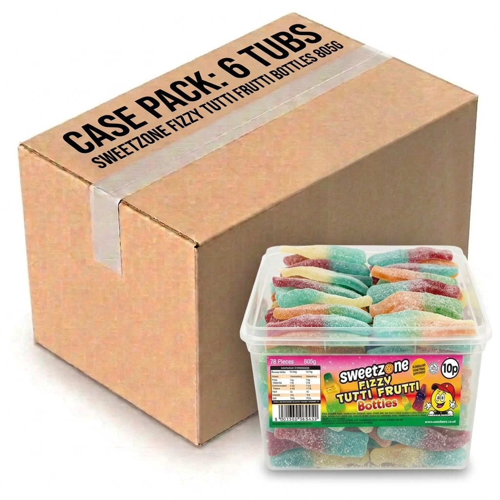 Sweetzone Fizzy Tutti Frutti Bottles 805G (Case of 6)