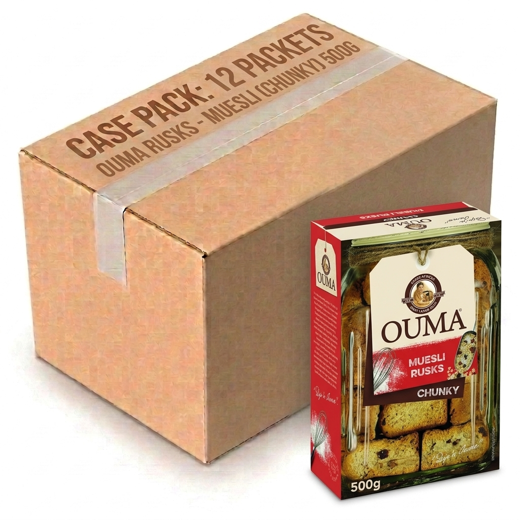 Ouma Rusks - Muesli (Chunky) 500G (Case of 12)