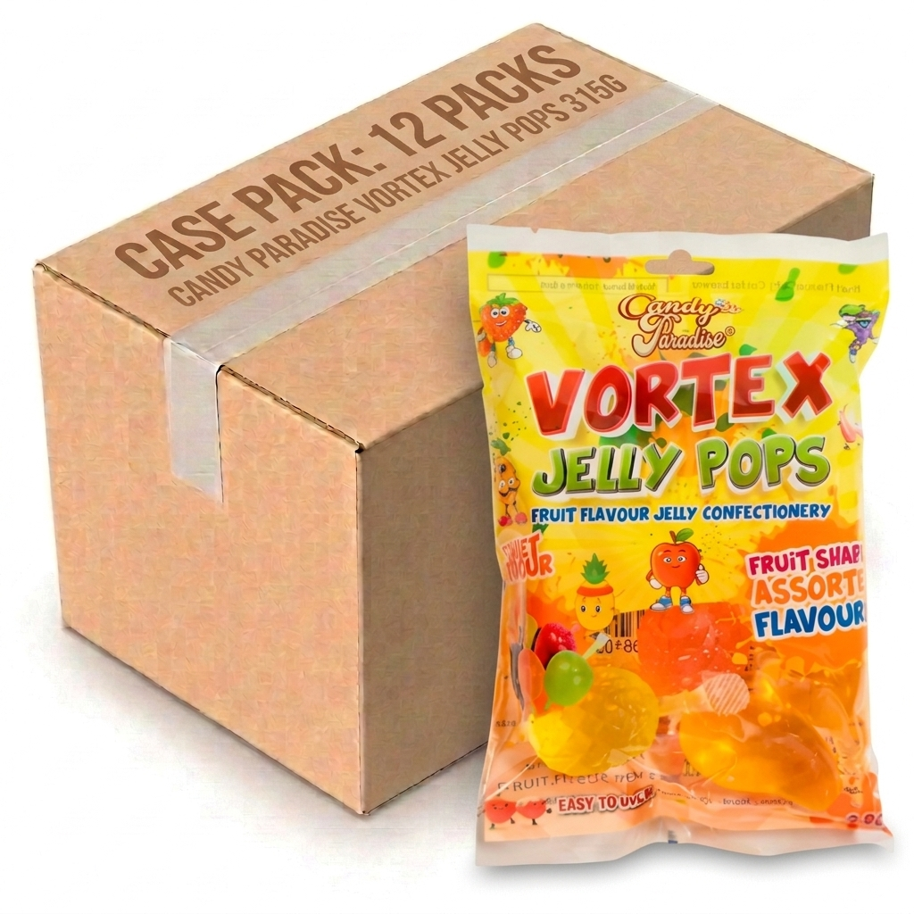 Candy Paradise Vortex Jelly Pops 315G (Case of 12)