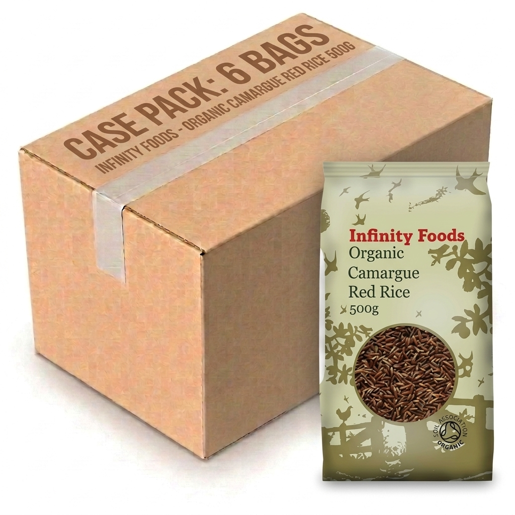 Infinity Foods Organic Camargue Red Rice 500G (Case of 6)